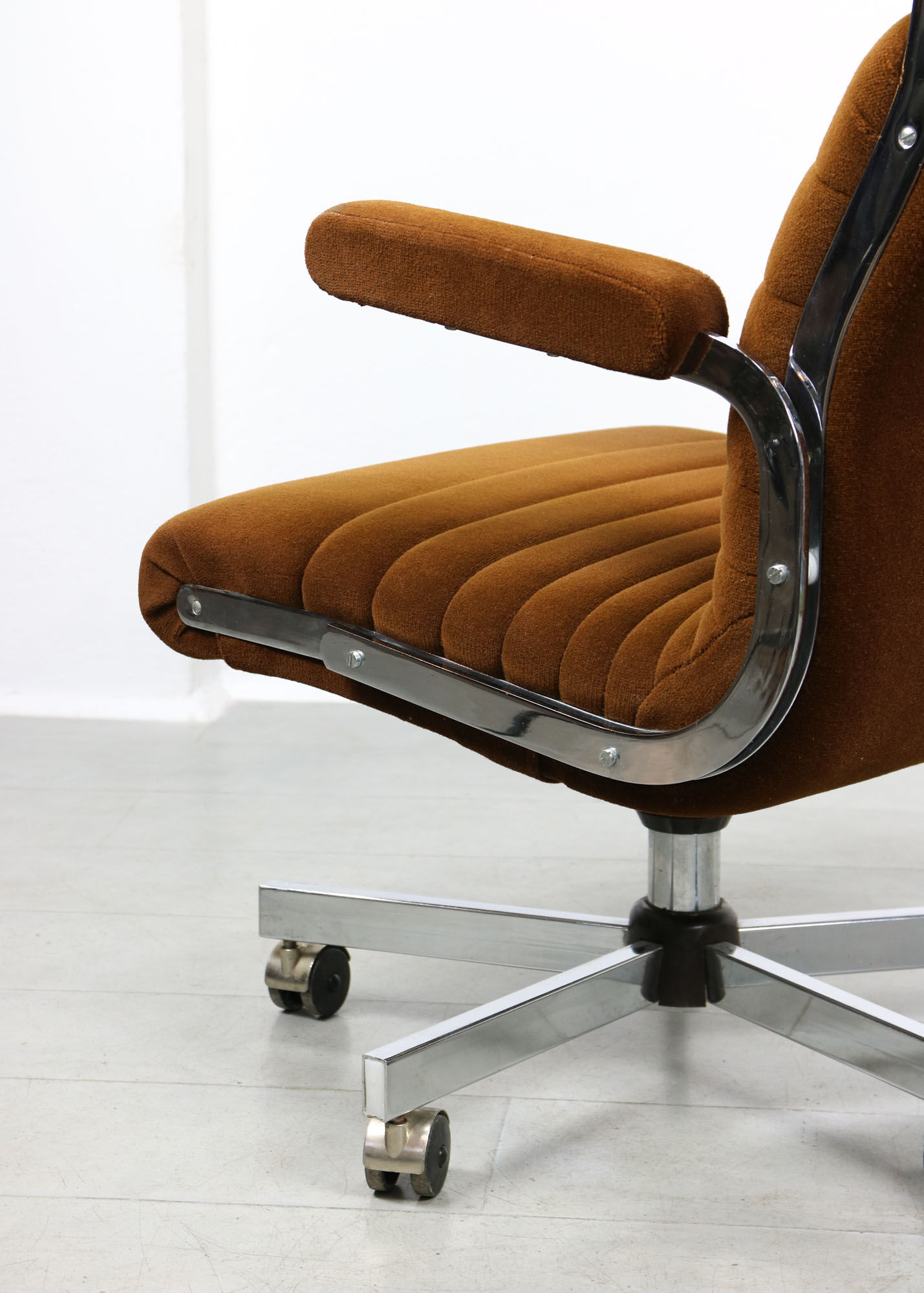 Chaise de direction vintage soft pad, années 80