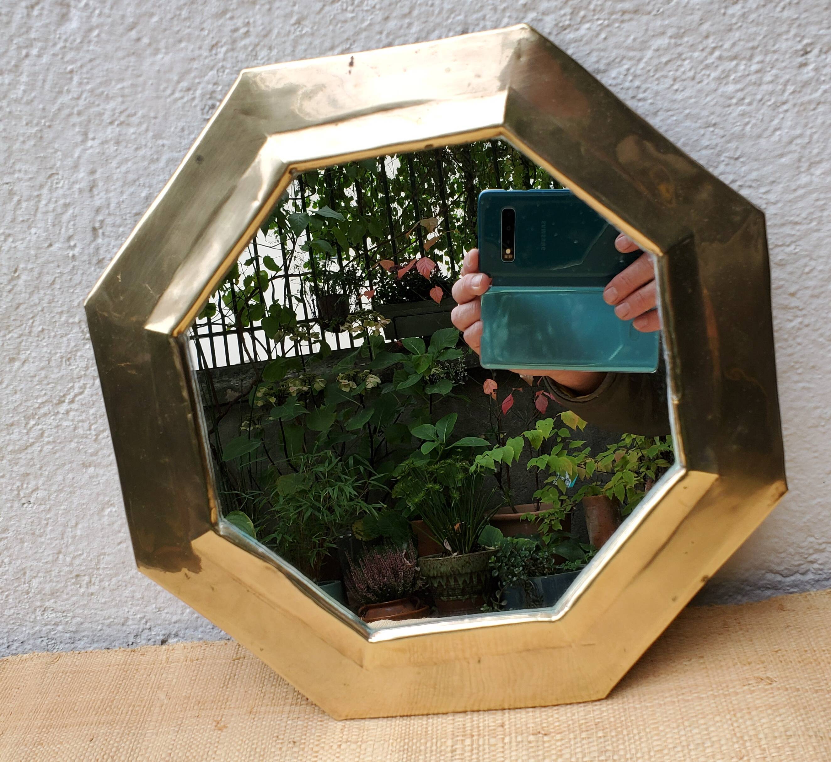 Octagonal mirror 29cm