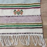 Handmade wool Berber rug 205 X 145 CM