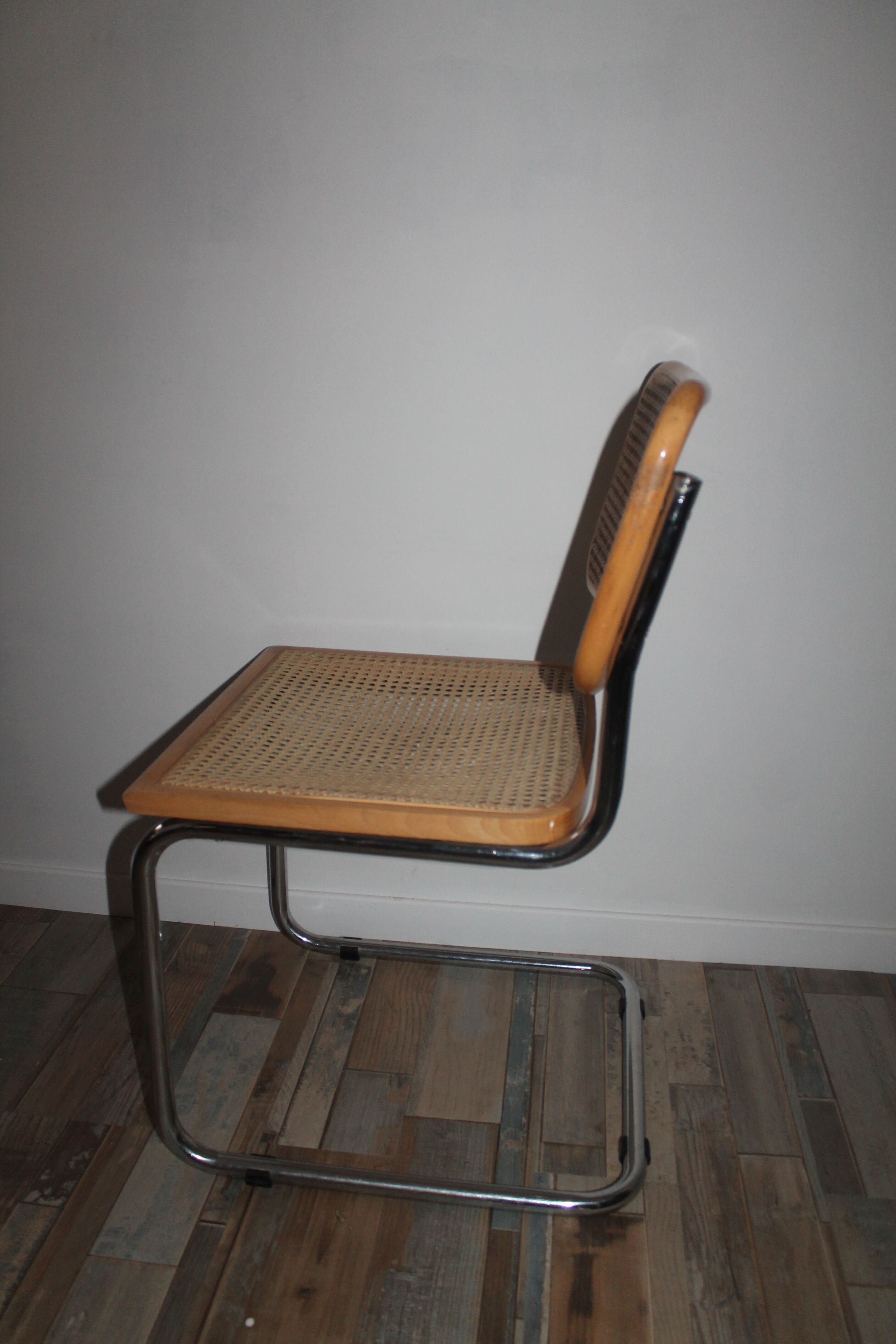 Lot 4 chaises Marcel Breuer Cesca B32