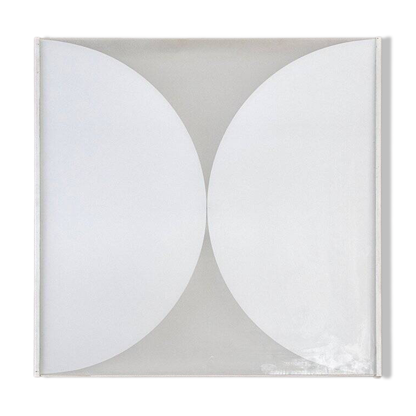 Large wall lamp Clessidra in glass by Bobo Piccoli for Fontana Arte, 1970s