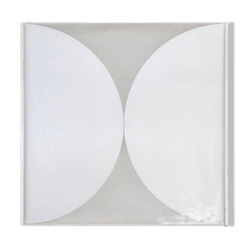 Large wall lamp Clessidra in glass by Bobo Piccoli for Fontana Arte, 1970s