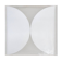 Large wall lamp Clessidra in glass by Bobo Piccoli for Fontana Arte, 1970s