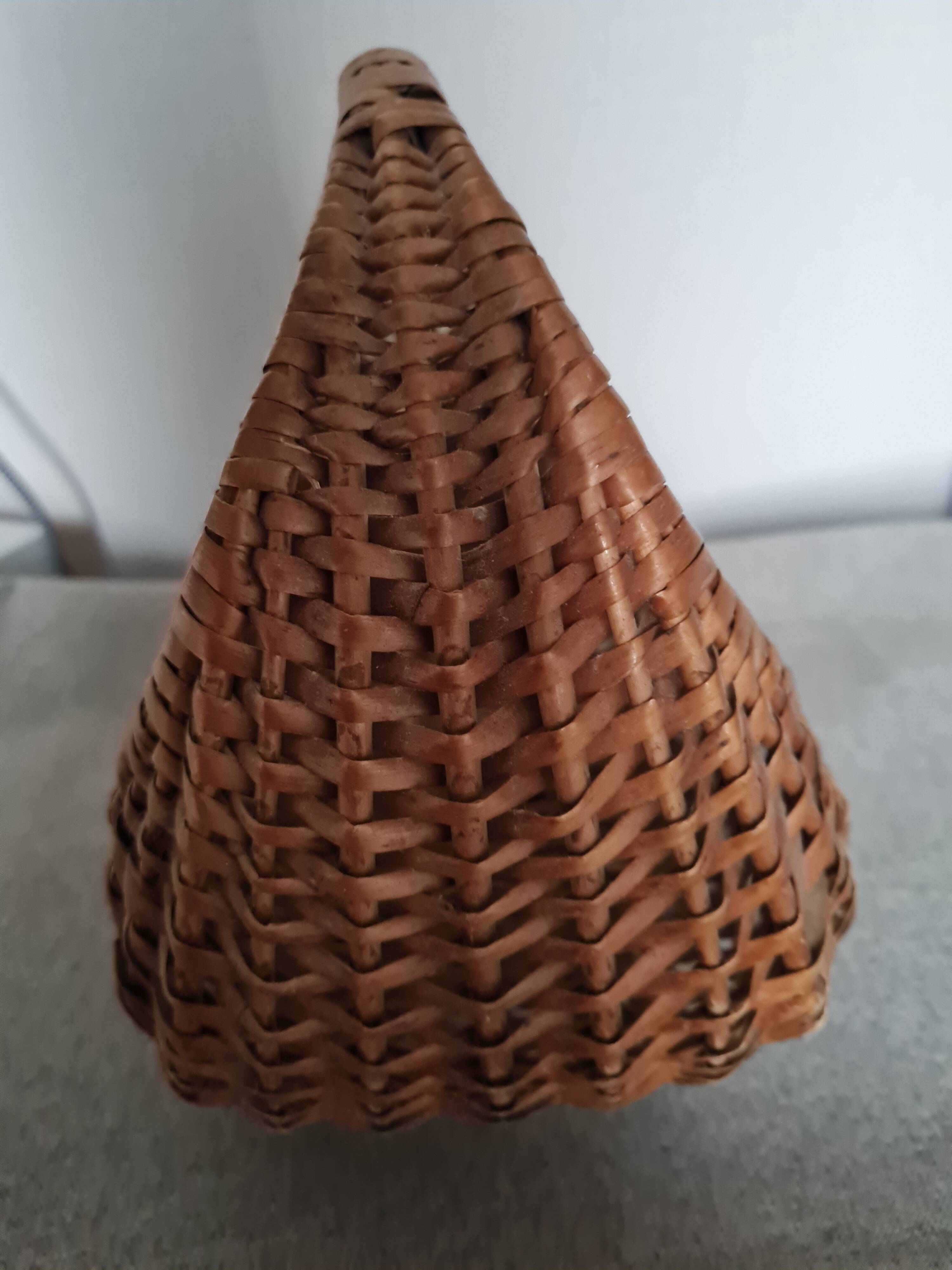 Panier banane ancien en osier