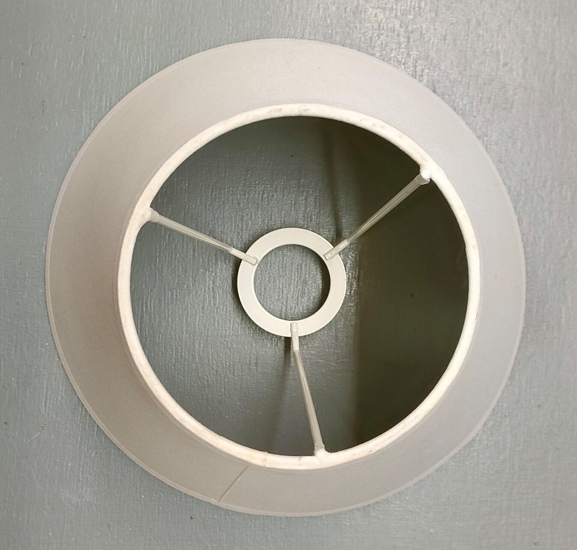 Crystal and golden brass table lamp ~ 1950s/1960s