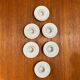 Set of 6 Danish porcelain candle holders