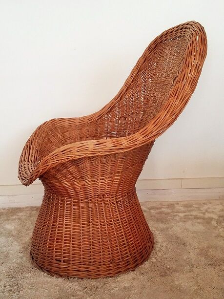Adult armchair easy flesh rattan