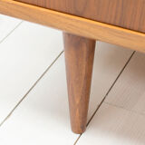 1960s Danish Walnut Sideboard/Record Cabinet by Poul Hundevad