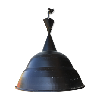 Lustre design industriel cloche Habitat