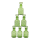 Vintage 1970 carafes / bottles / jugs, bubbled / textured glass