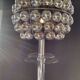 Vintage Kinetic Lamp Shade Kare Plexi Chrome Space Age