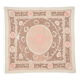 Nappe brodée à la main vintage 127x137 cm