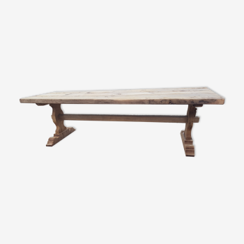 Monastery style table in solid oak