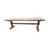 Monastery style table in solid oak