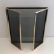 Brass and wire mesh firewall. french work. around 1970
