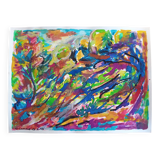 Pierre Lacroux (1909-1993) Gouache on paper 24 x 32 cm - from 1989 - (316)