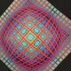 Victor Vasarely Serigraphy op art Editions du Griffon