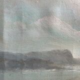 Oil on canvas seascape