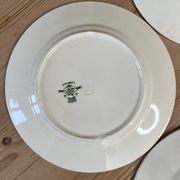 Set of 4 Longwy Bruges plates
