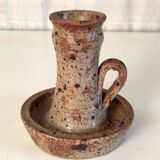 Pyrity sandstone candle holder - 60s/70s