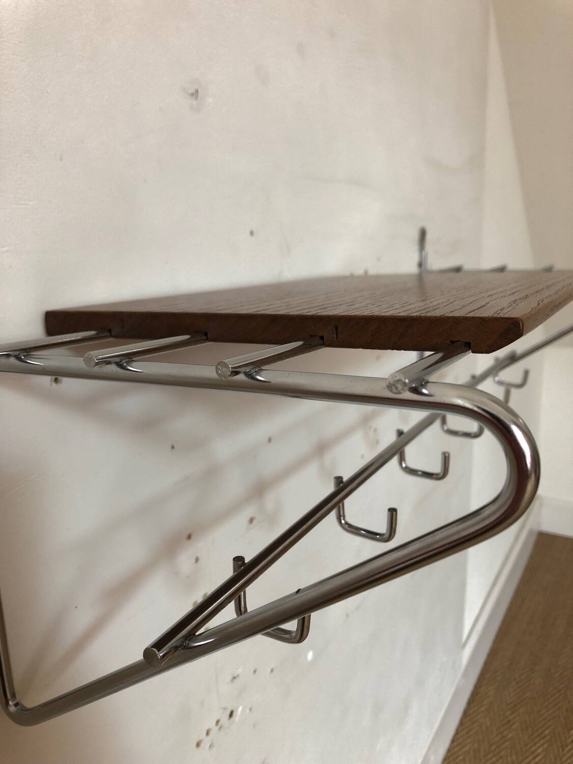Console, wall coat rack, 1960