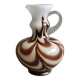 PITCHER SHAPED VASE - GLASS - OPALINE FLORENCE - MADE IN ITALY