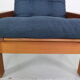 Teak armchair & ottoman by Emc Møbler Denmark mid-century modern