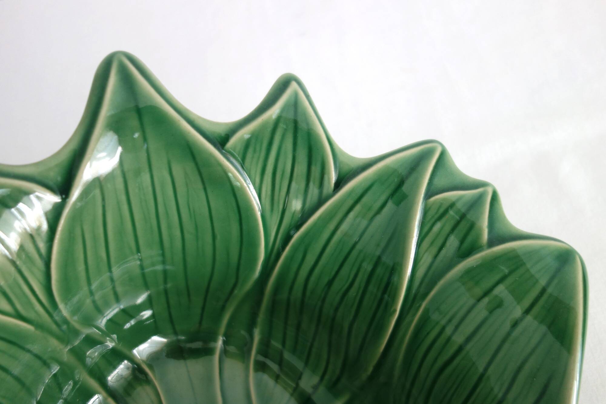 Ceramic hollow dish, sunflower model, vintage Appolia brand