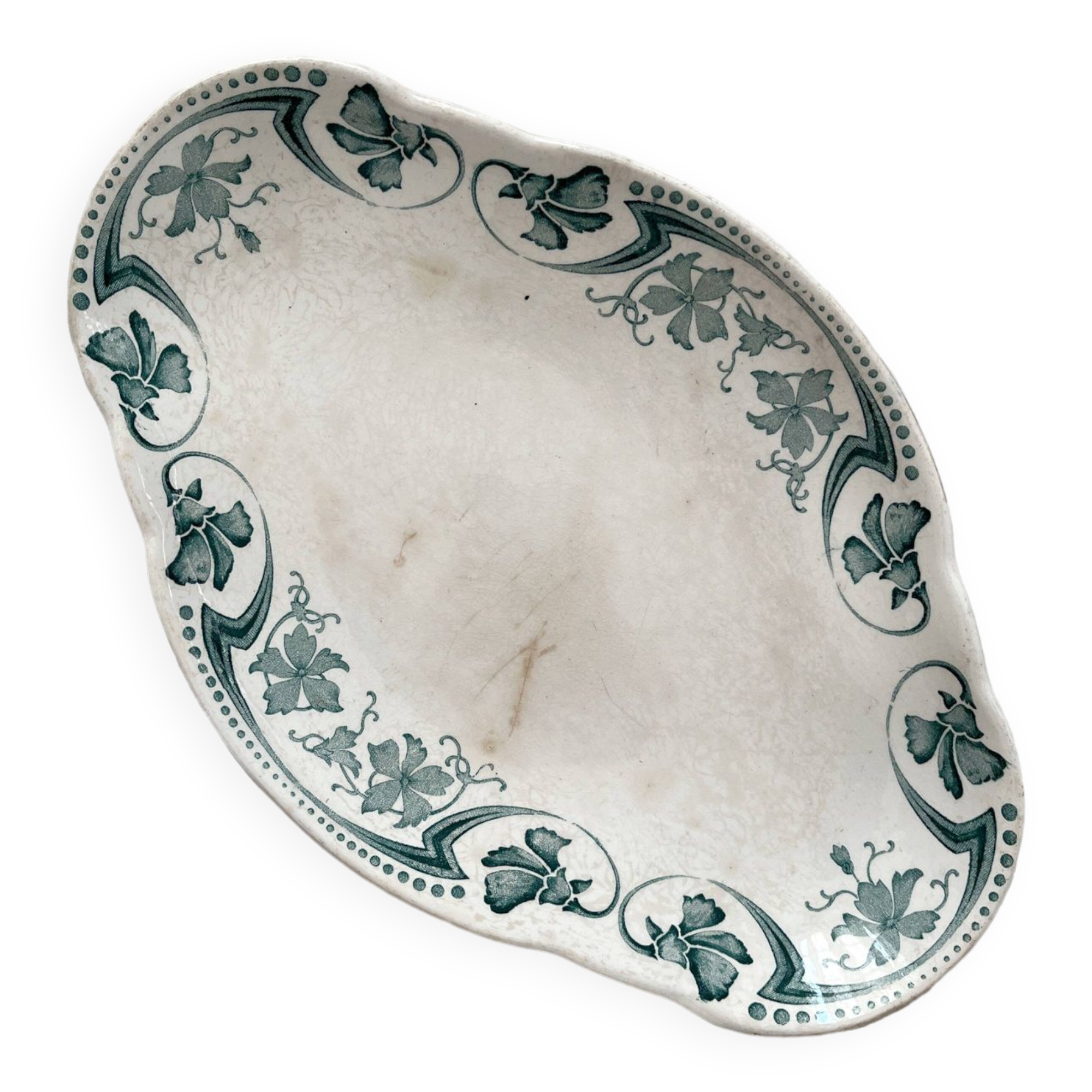 Ironware dish "Lucy" KG Lunéville circa 1900