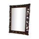 Antique mirror in openwork carved wood