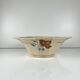Salad bowl / soup tureen without lid Sarreguemines flower pattern, first me.