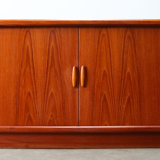 Dyrlund Denmark 1950s drum teak credence