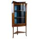 Cabinet d'angle anglais de la fin du 19e siècle en brun, années 1890