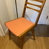 A set of 4 compass chairs from the 50s/60s