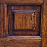 Shallow solid oak sideboard