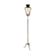 Adjustable diabolo floor lamp 1950 a 60