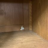 19th Century Marquetry Mirror Cabinet