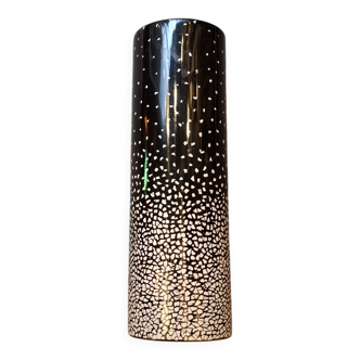 Vase décoratif contemporain en bois laqué