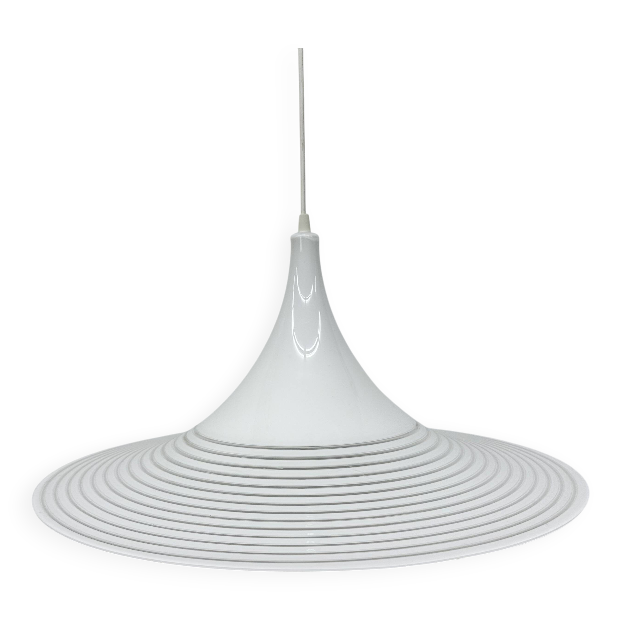 Vintage lucite hanging lamp By Meblo Guzzini, 1980’s