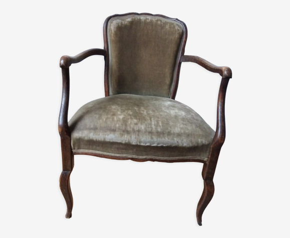 Fauteuil vintage de style Louis XV