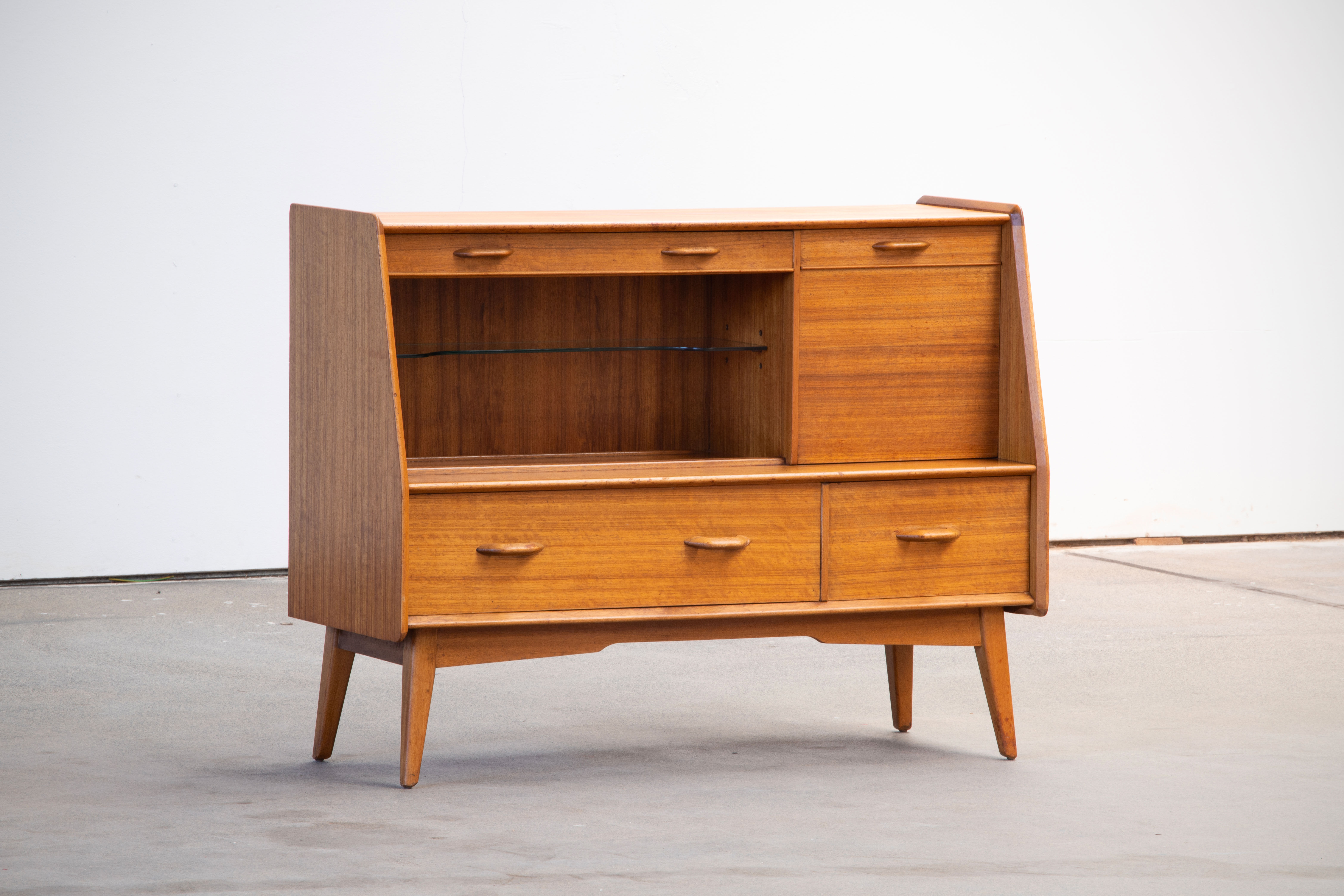 Scandinavian teak side board