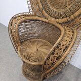 Emmanuelle rattan armchair