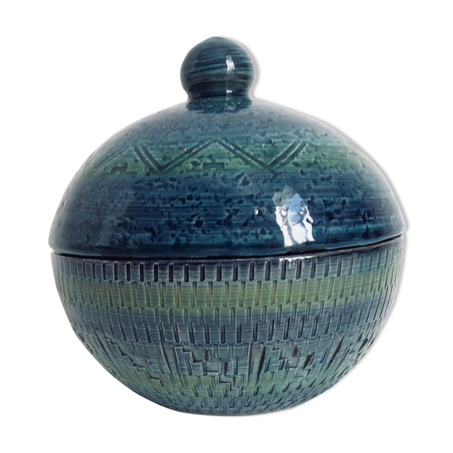 Pot by Aldo Londi, Italy 60s Bitossi ceramic