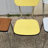 Mismatched Formica chairs