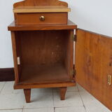 1950 oak bedside table