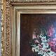 Tableau Huile Sur Toile Nature Morte Aux Fleurs , Aimé Perret (1846-1927)