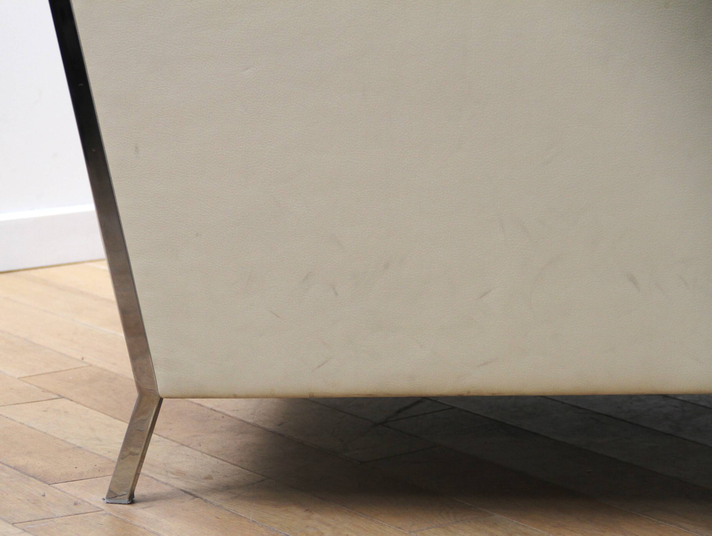 Steel armchair, Moroso