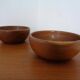 Mid-Century Danish Solid Teak Bowls, 1960s, Set of 2