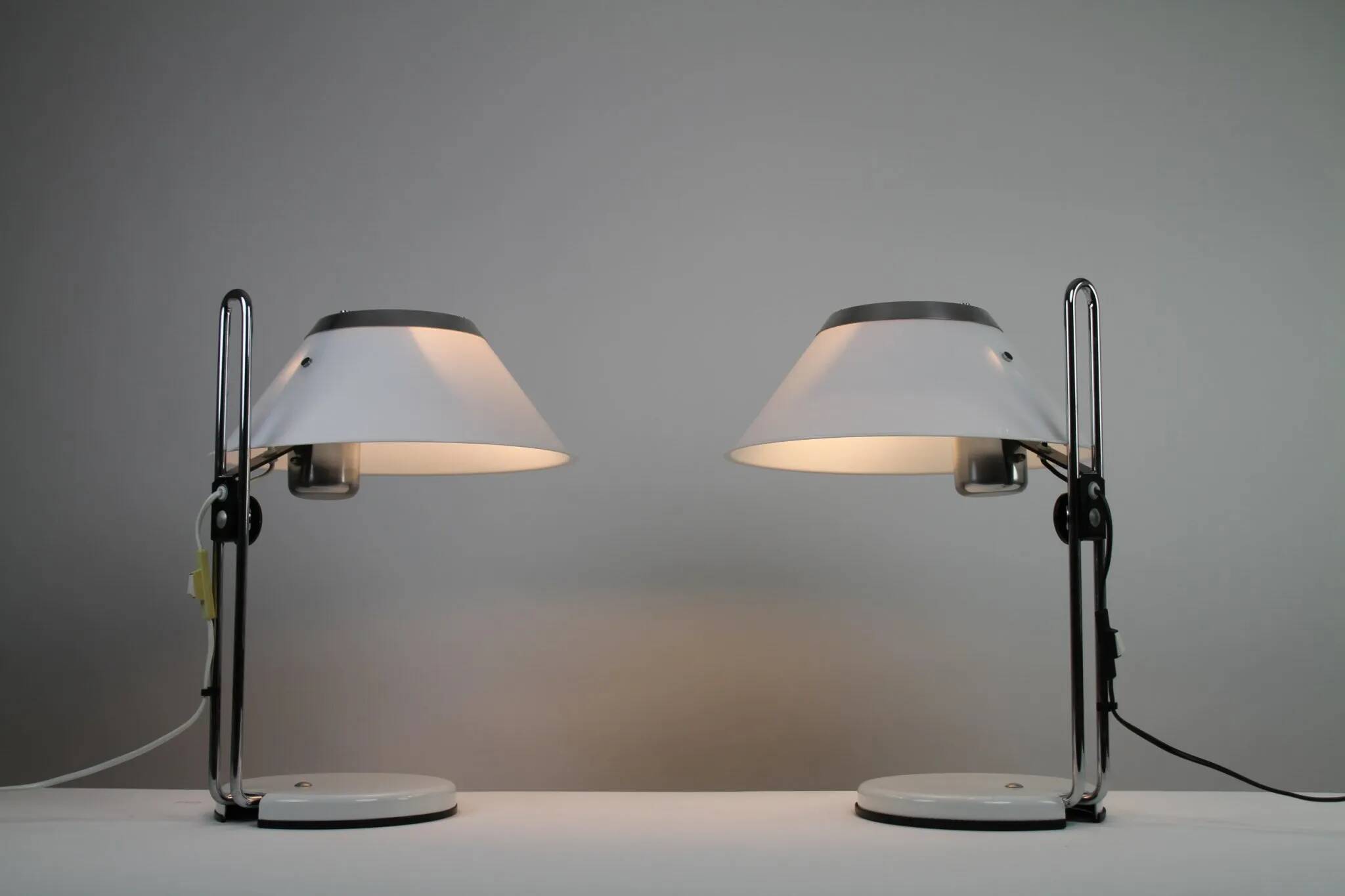 Pair of “Mars” Table Lamps, Model 5937 – Per Sundstedt for Ateljé Lyktan, Sweden, circa 1970s–1980s