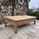 Table basse de ferme chêne massif